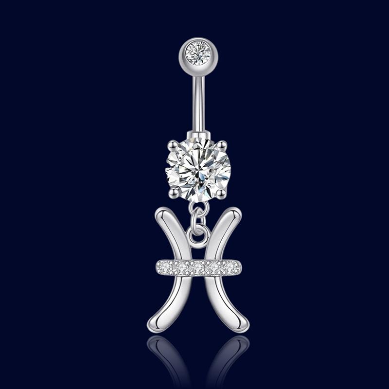 Piercing Nombril Signe Astrologique Poissons "Aphrodite"