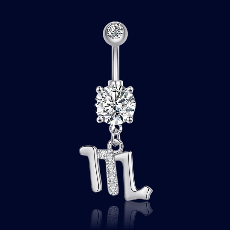 Piercing Nombril Signe Astrologique Scorpion "Aphrodite"