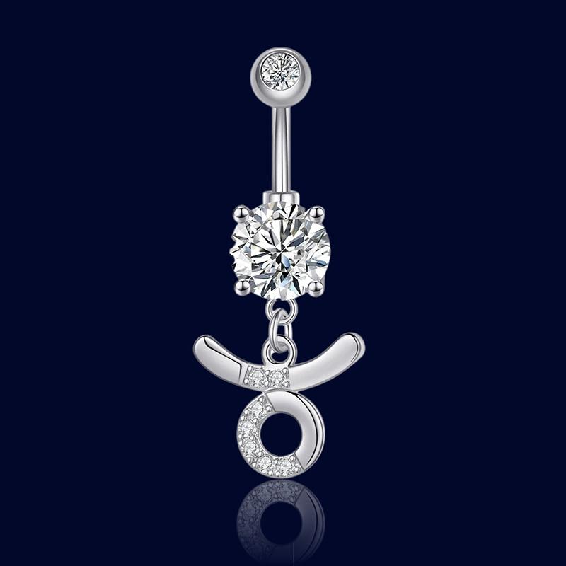Piercing Nombril Signe Astrologique Taureau "Aphrodite"