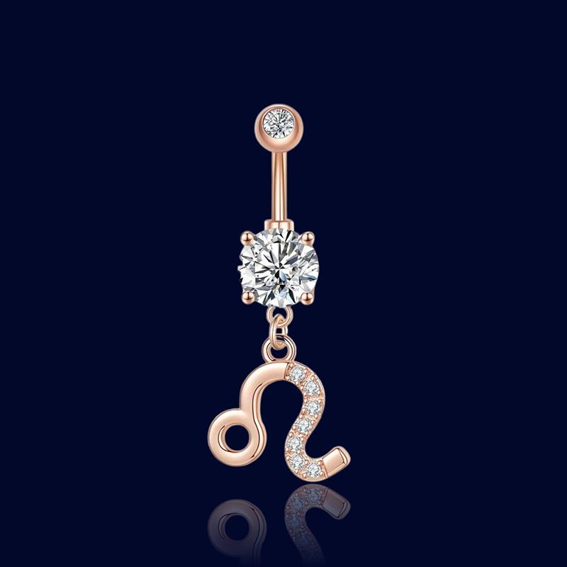 Piercing Nombril Signe Astrologique Lion "Aphrodite"