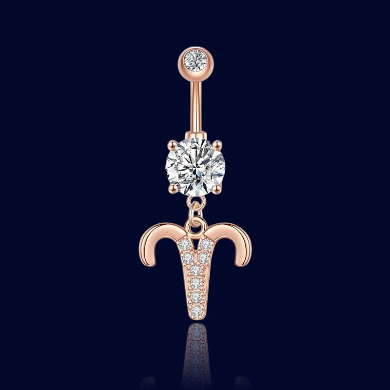 Piercing Nombril Signe Astrologique Bélier "Aphrodite"
