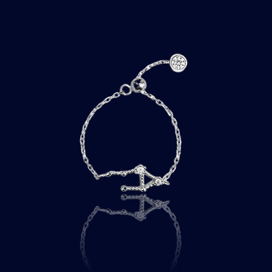 Bague Chaine Signe Astrologique Balance "Drione"
