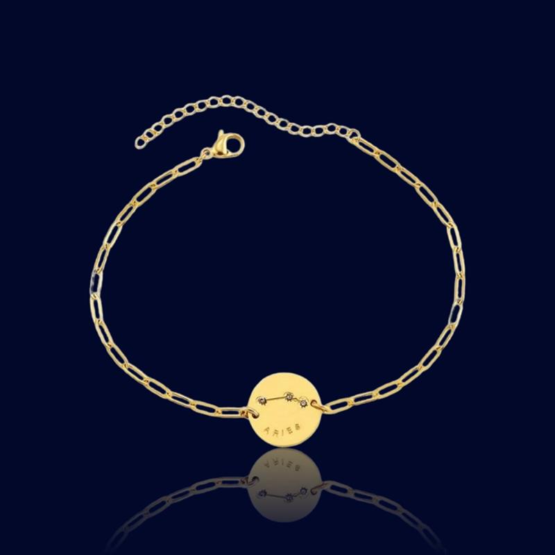 Bracelet Signe Astro Bélier - Bijou Constellation "Rhea"