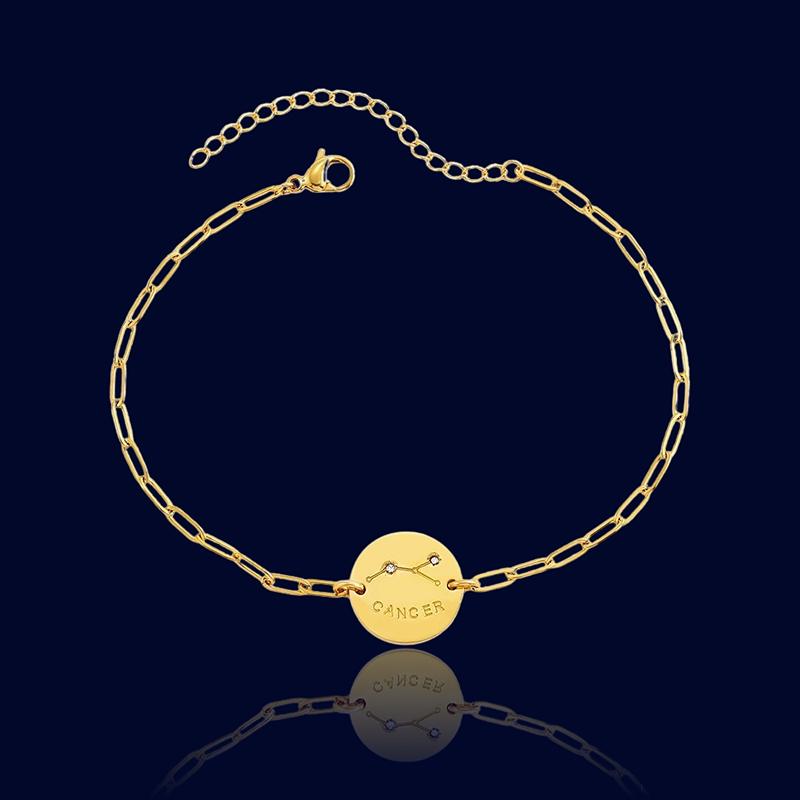 Bracelet Signe Astro Cancer - Bijou Constellation "Rhea"