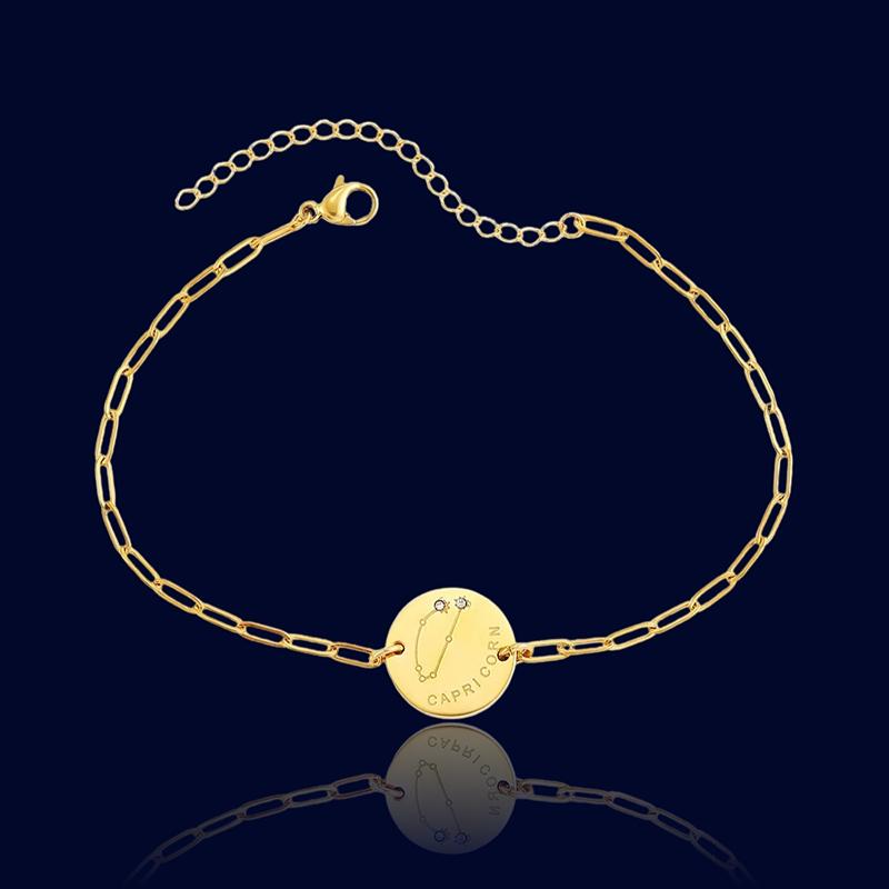 Bracelet Signe Astro Capricorne - Bijou Constellation "Rhea"