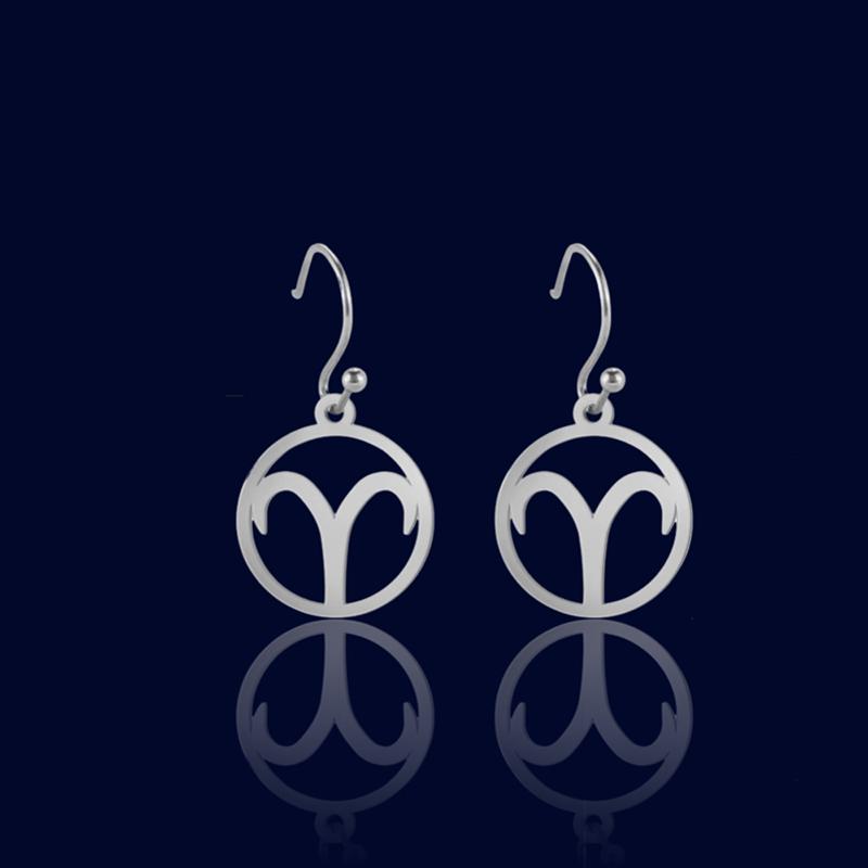 Boucles d'oreilles Zodiaque Argent Bélier "Aquila"