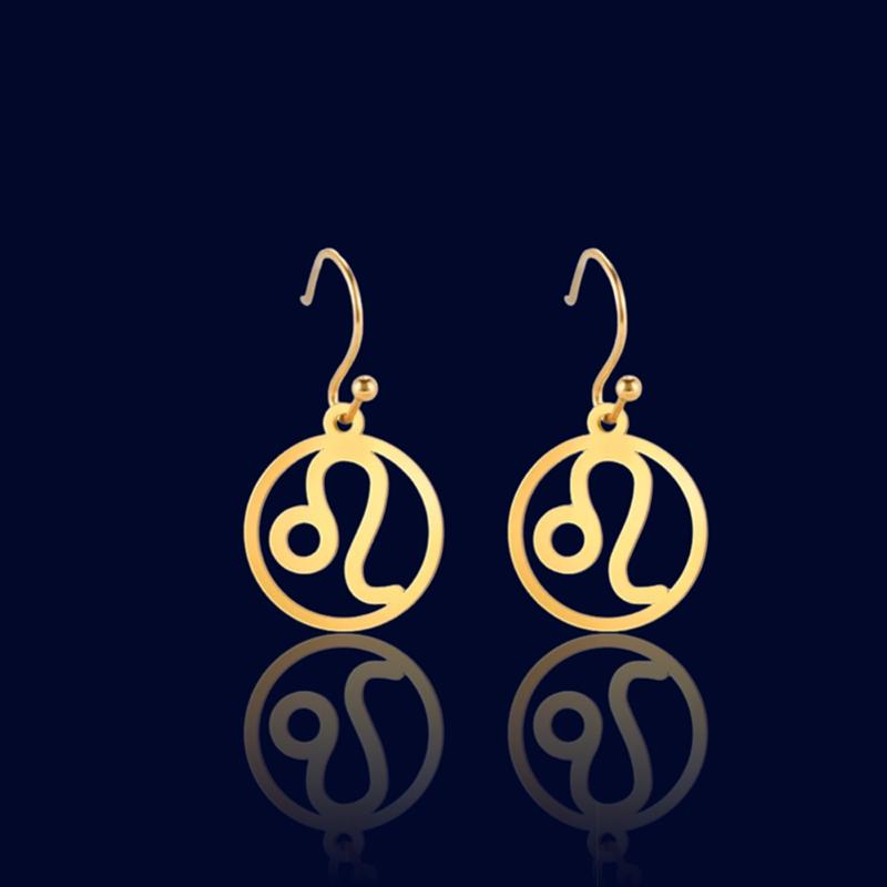 Boucles d'oreilles Zodiaque Argent Lion "Aquila"