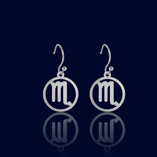 Boucles d'oreilles Zodiaque Argent Scorpion "Aquila"