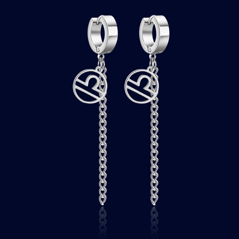 Anneaux d'oreilles Signe Zodiaque Chaînes Balance "Circe"