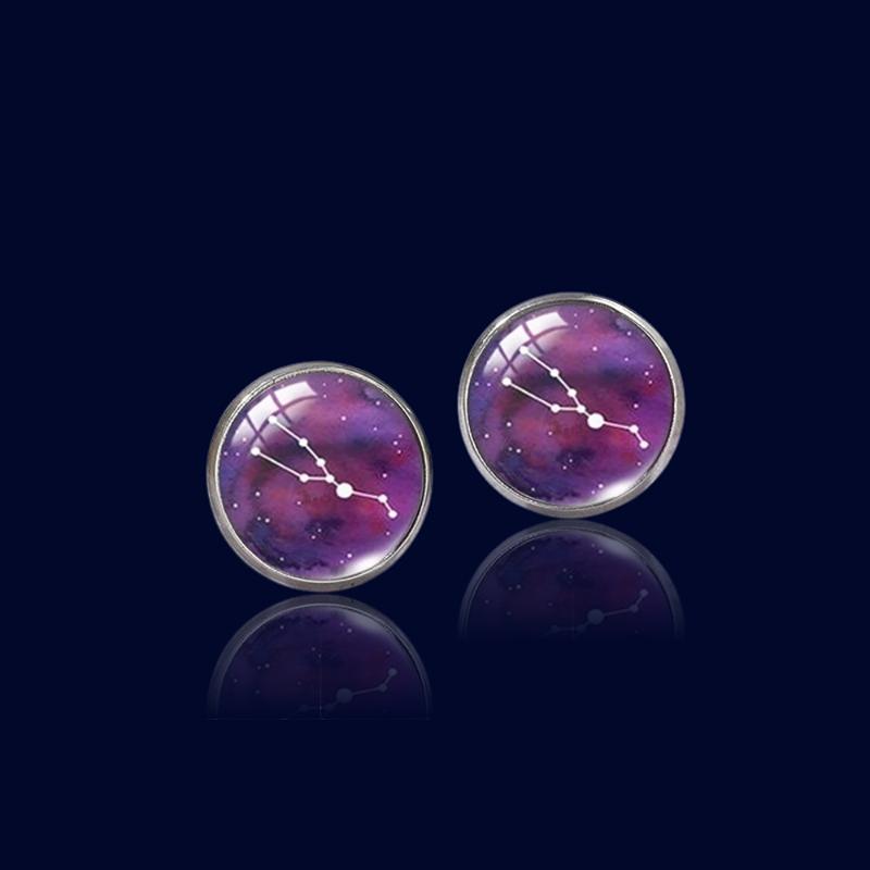 Boucles d'oreilles Constellation Astro Taureau "Cygnus"