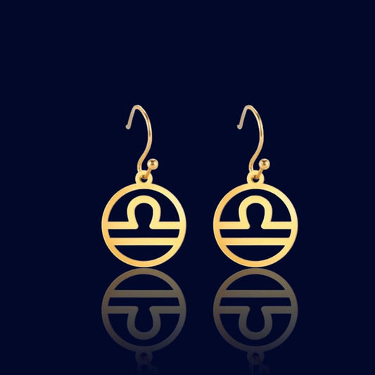 Boucles d'oreilles Zodiaque Argent Balance "Aquila"