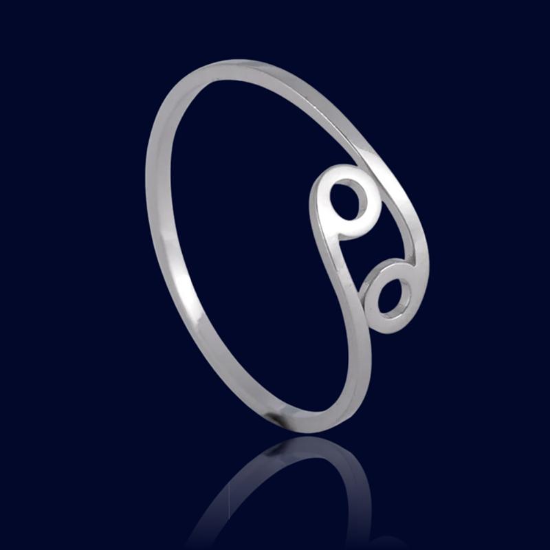 Bague Signe du Zodiaque Personnalisé Cancer "Lyra"