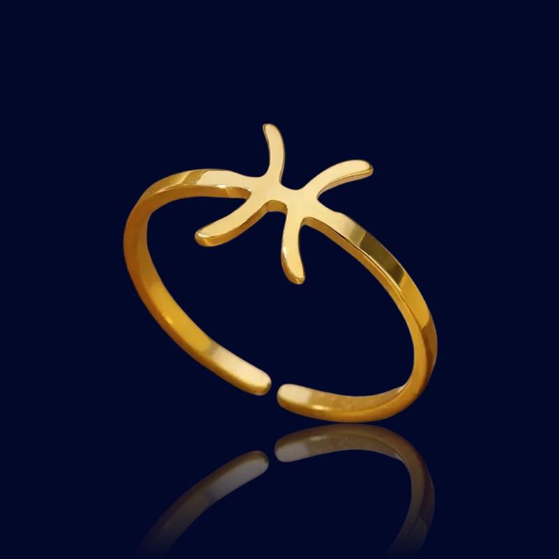 Bague Zodiaque de Protection Poissons "Perseus"