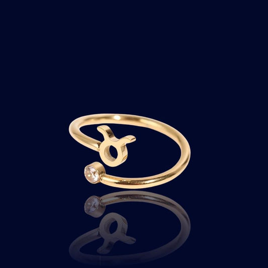 Bague Astro Pierre Taureau "Hecate"