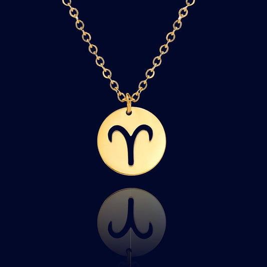 Collier Signe Astrologique Bélier - Chainette Bapteme "Hespera"