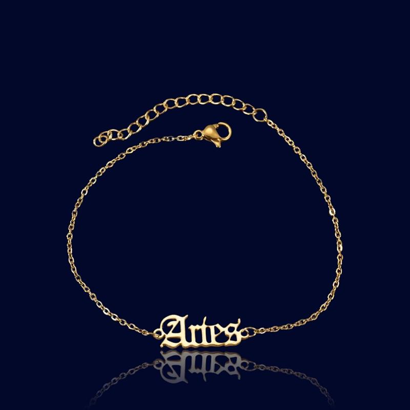 Chaine de cheville Signe Zodiaque Bélier "Ganymède"