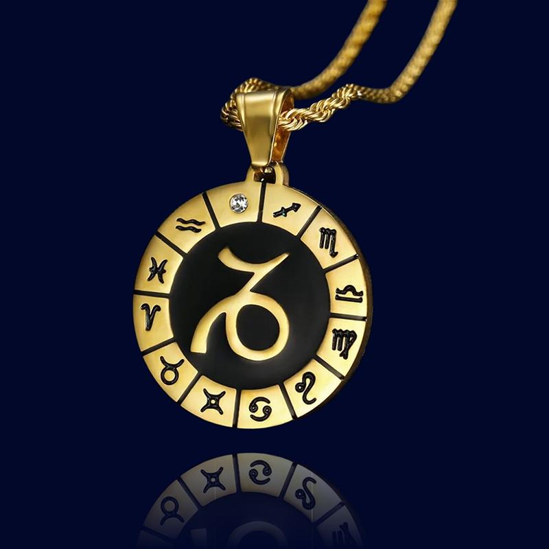 Collier Horoscope Capricorne - Pendentif Personnalisé '"Hercule"