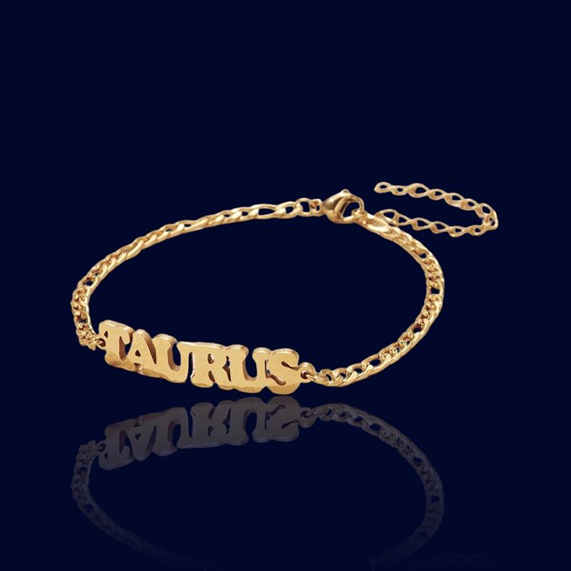 Bracelet Signe Astrologique Taureau - Bijou d'Esprit "Aegis"