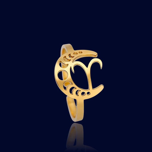 Bague Signe Astro Lunaire Bélier "Astrae"