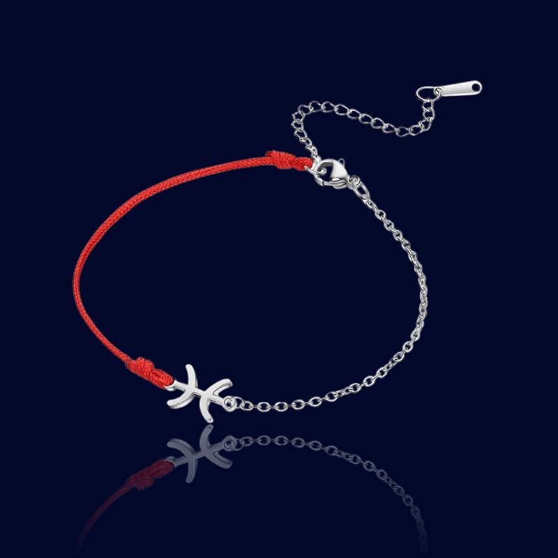 Bracelet Signe Zodiaque Poissons - Bijou Cordon "Nyssa"