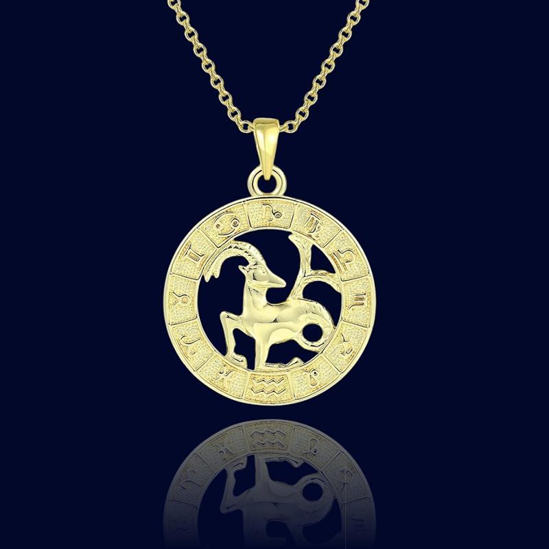 Collier Astro Capricorne - Pendentif Cuivre "Aeolus"