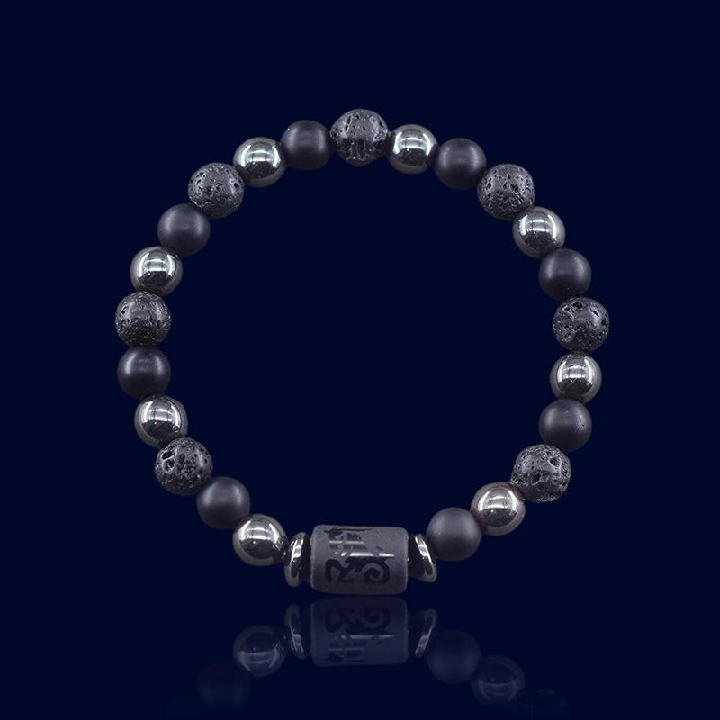 Bracelet Astrologique Capricorne - Pierre de Lave "Hephaïstos"