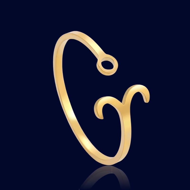 Bague Signe du Zodiaque Personnalisé Bélier "Lyra"