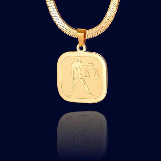Collier Astrologique Balance - Talisman "Eurus"