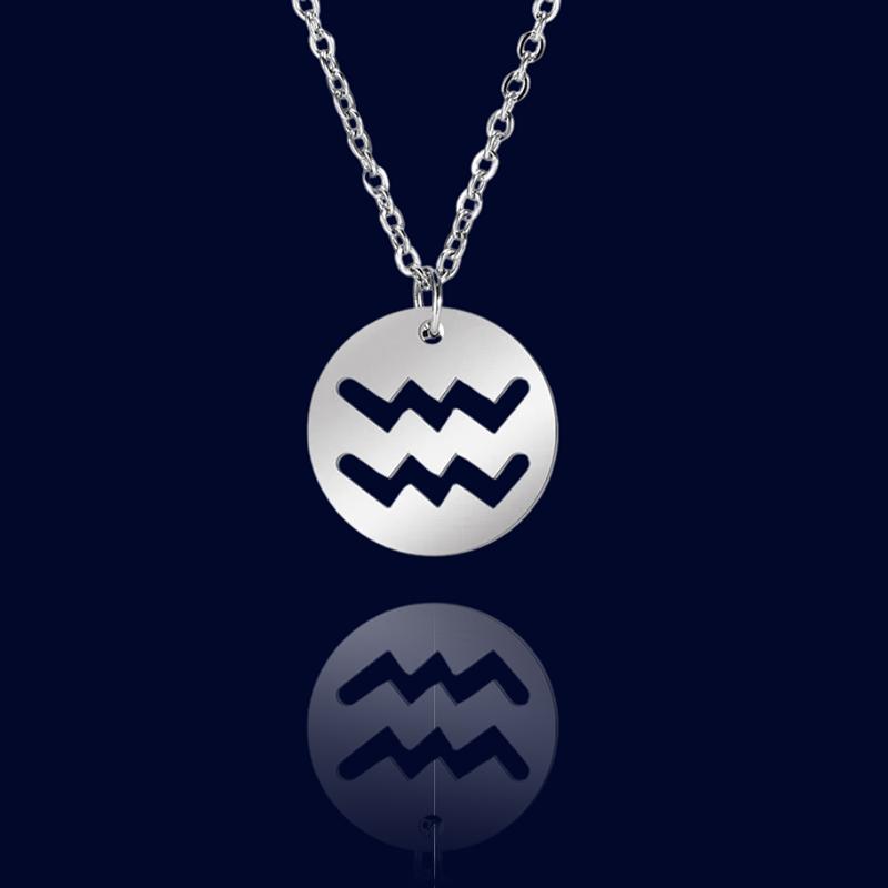 Collier Signe Astrologique Verseau - Chainette Bapteme "Hespera"
