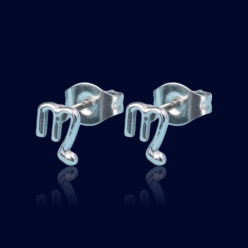 Boucles d'oreilles Mini Signe Astrologique Scorpion "Elara"