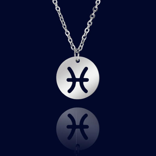 Collier Signe Astrologique Poissons - Chainette Bapteme "Hespera"