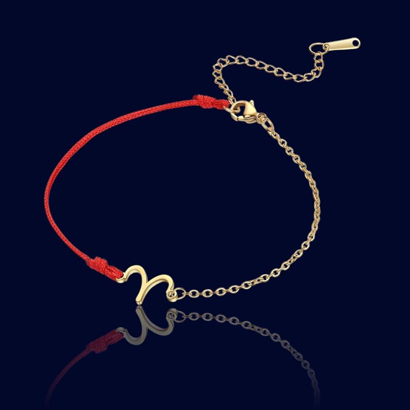 Bracelet Signe Zodiaque Bélier - Bijou Cordon "Nyssa"