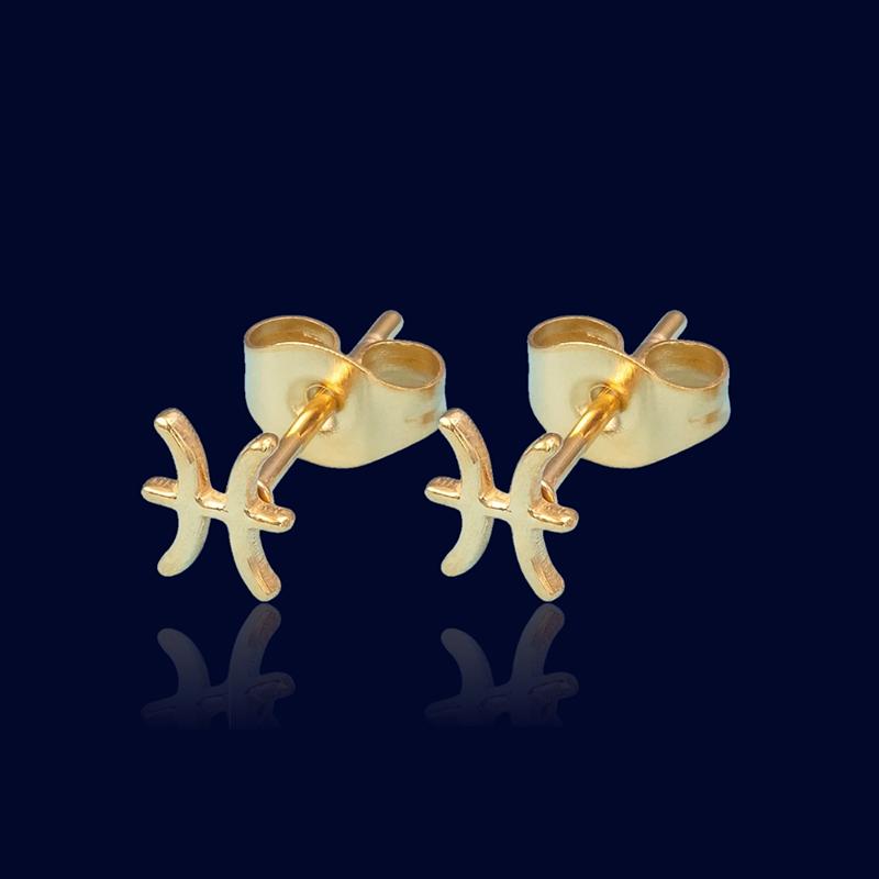 Boucles d'oreilles Mini Signe Astrologique Poissons "Elara"