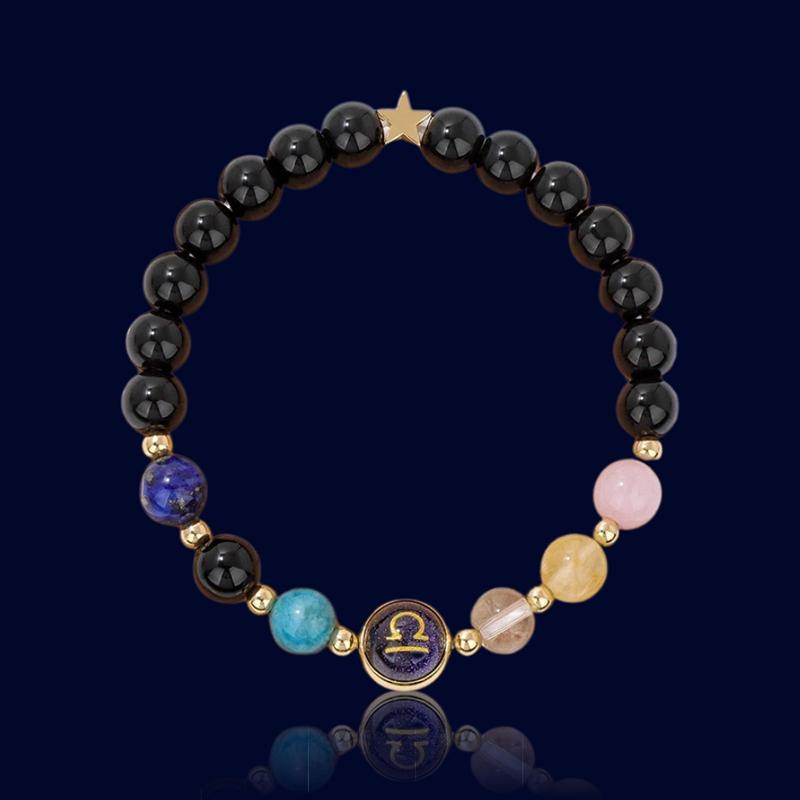 Bracelet Signe Astro Balance - Pierre naturelle "Eurydice"