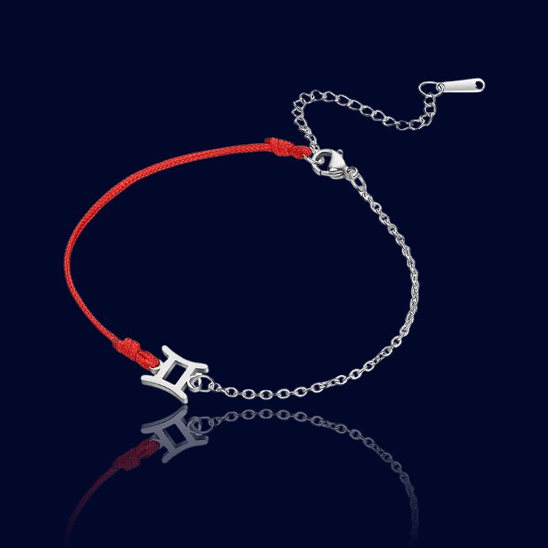 Bracelet Signe Zodiaque Gémeaux - Bijou Cordon "Nyssa"