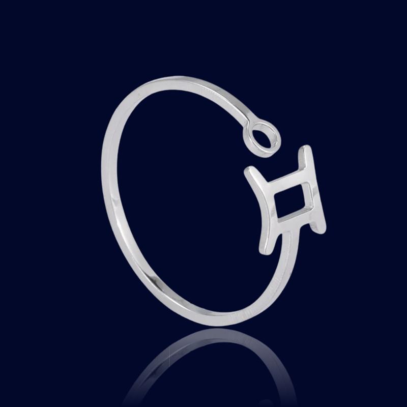 Bague Signe du Zodiaque Personnalisé Gémeaux "Lyra"
