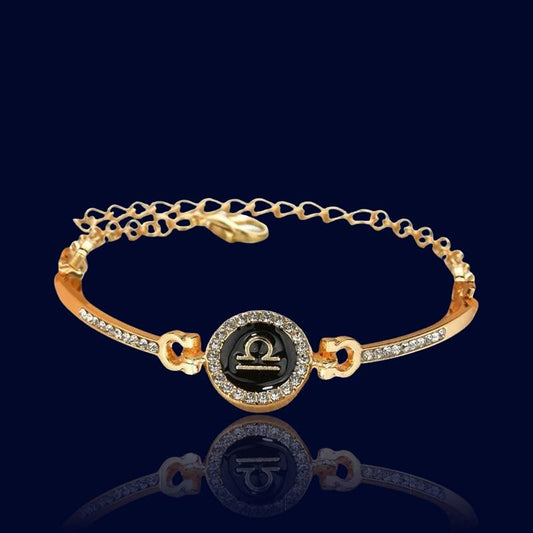 Bracelet Astrologique Balance - Bijou Personnalisé "Hermes"