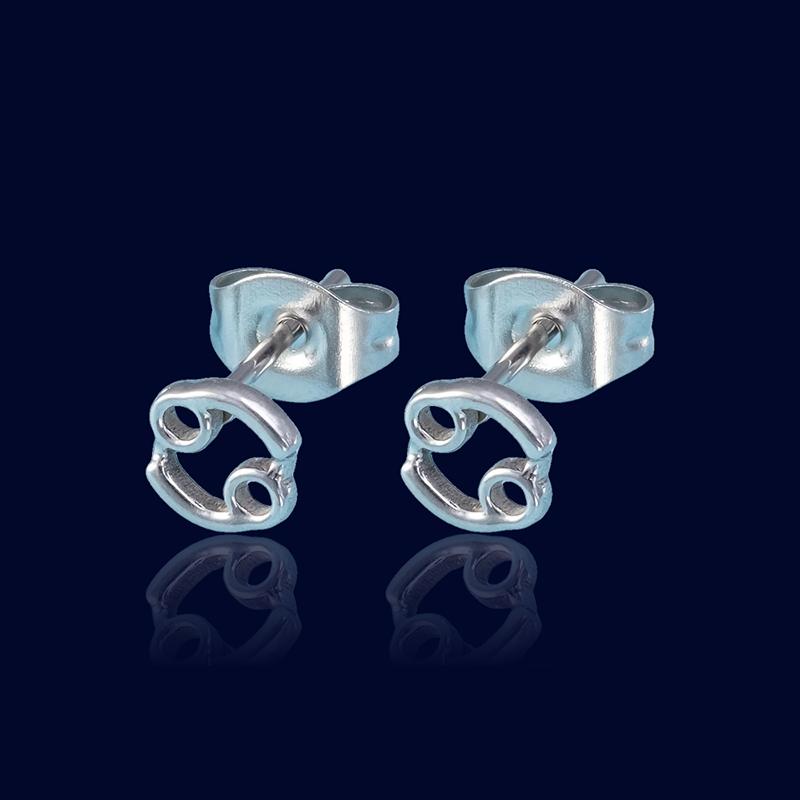 Boucles d'oreilles Mini Signe Astrologique Cancer "Elara"