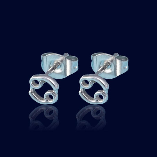 Boucles d'oreilles Mini Signe Astrologique Cancer "Elara"