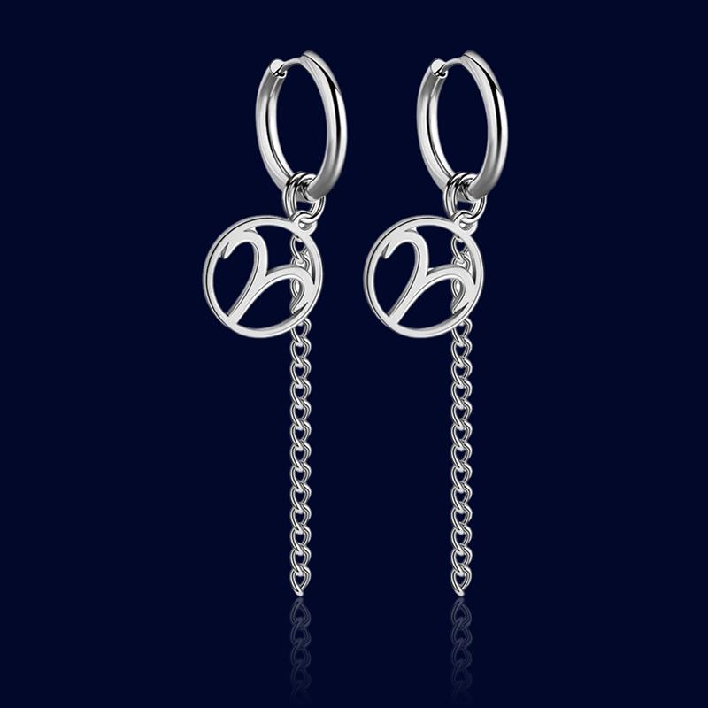 Boucles d'oreilles Pendantes Signe du Zodiaque Bélier "Titania"