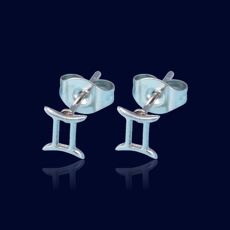 Boucles d'oreilles Mini Signe Astrologique Gémeaux "Elara"