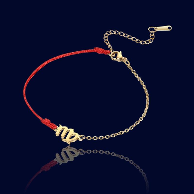Bracelet Signe Zodiaque Vierge - Bijou Cordon "Nyssa"