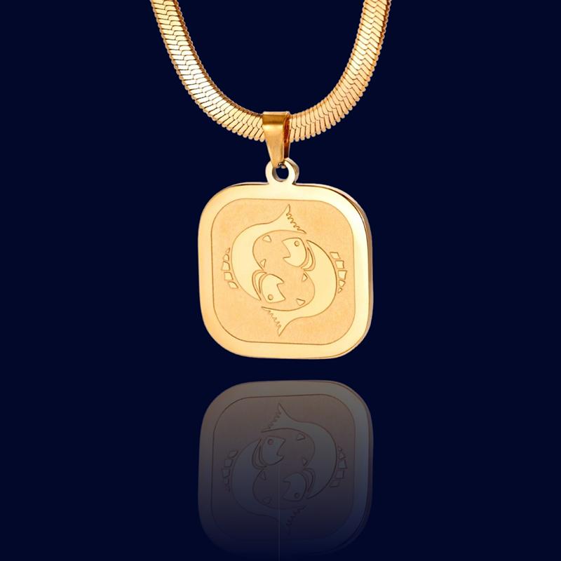 Collier Astrologique Poissons - Talisman "Eurus"