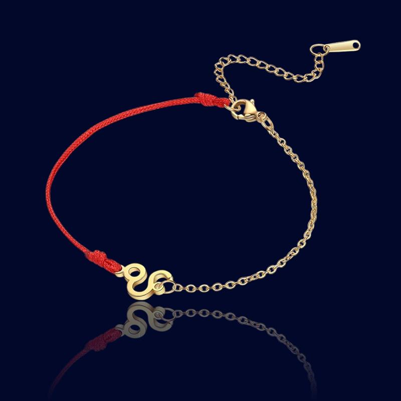 Bracelet Signe Zodiaque Lion - Bijou Cordon "Nyssa"