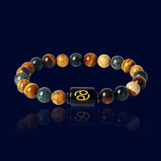 Bracelet du Zodiaque Cancer - Pierre de Jaspe "Hestia"
