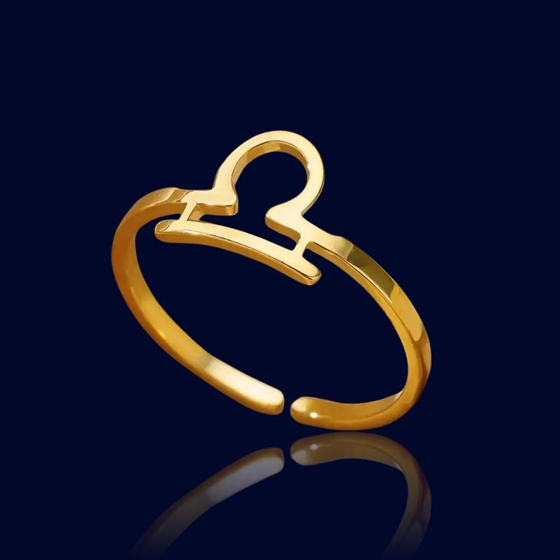 Bague Zodiaque de Protection Balance "Perseus"