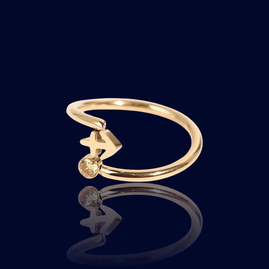 Bague Astro Pierre Sagittaire "Hecate"