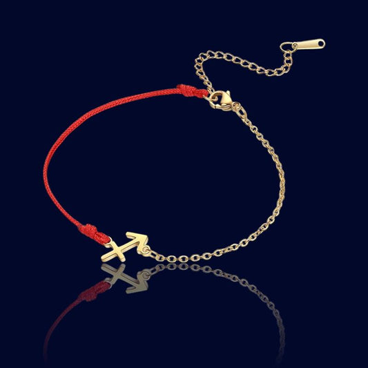 Bracelet Signe Zodiaque Sagittaire - Bijou Cordon "Nyssa"