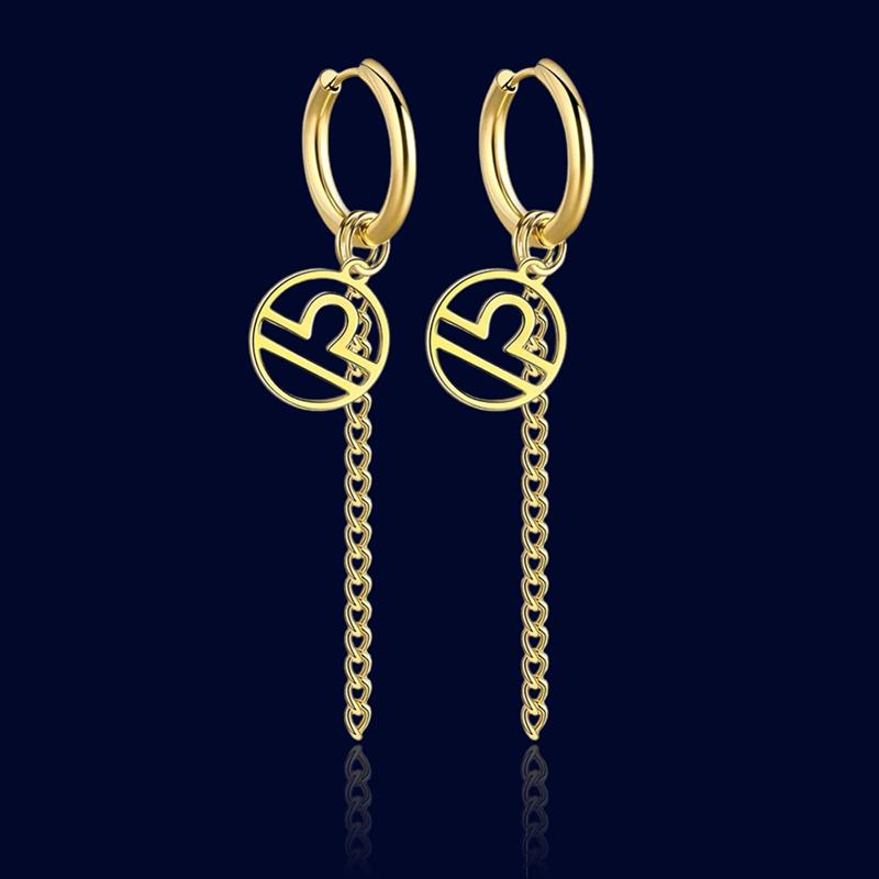 Boucles d'oreilles Pendantes Signe du Zodiaque Balance "Titania"