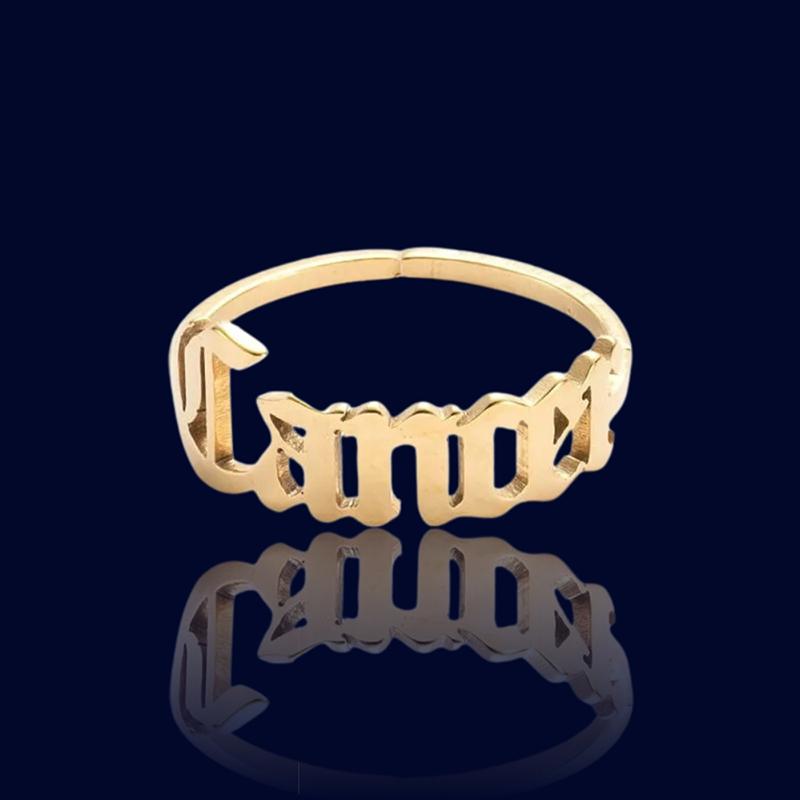 Bague Signe Zodiaque Ecriture Cancer "Alcyone"